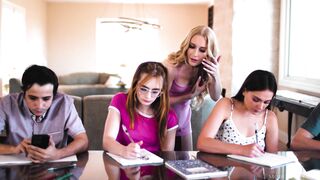 Proud Pervs Tutors Group Cram Session Emma Starletto Rico Hernandez Сover